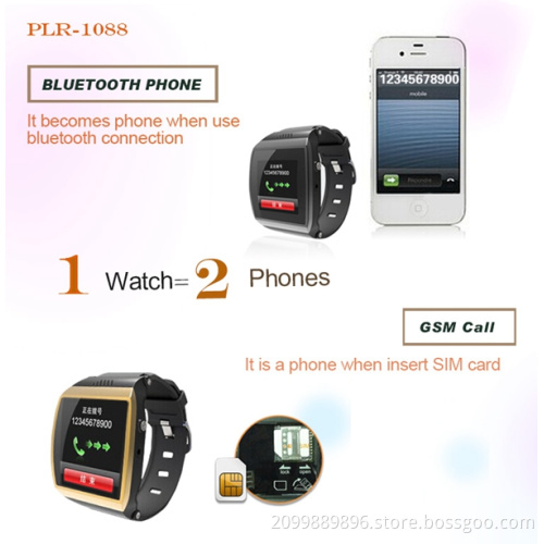 2014 New Arrival Bluetooth Wrist Smart Mobile Phone Watch With Wifi PLR-1088